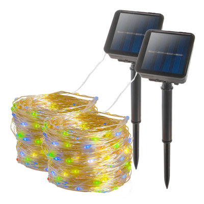 396'' Solar LED String Lights