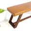 Banc en cuir véritable Violetta
