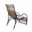 3 Pieces Wicker Outdoor Patio Furniture Set With Lounge Chair, Balcony Chairs Table Set With Cushions, Ottoman, Patio Conversation Sets For Garden,Deck,And Porch-1468080004