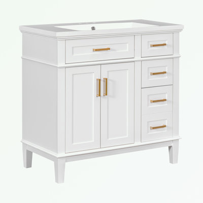 Flavie 36'' Bathroom Vanity with Top