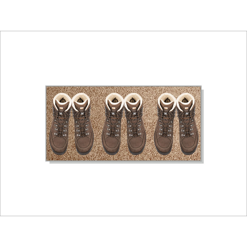 Finnleigh Non-Slip Indoor Doormat, Sand Color
