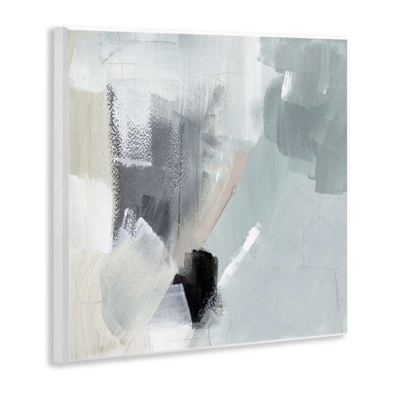 «Quiet In Grays», art mural sur bois par Lanie Loreth