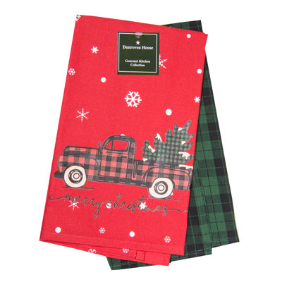 Ensemble de deux serviettes Merry Christmas