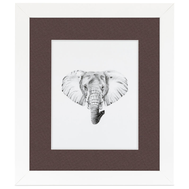 Matte Picture Frame with Mat, Peat