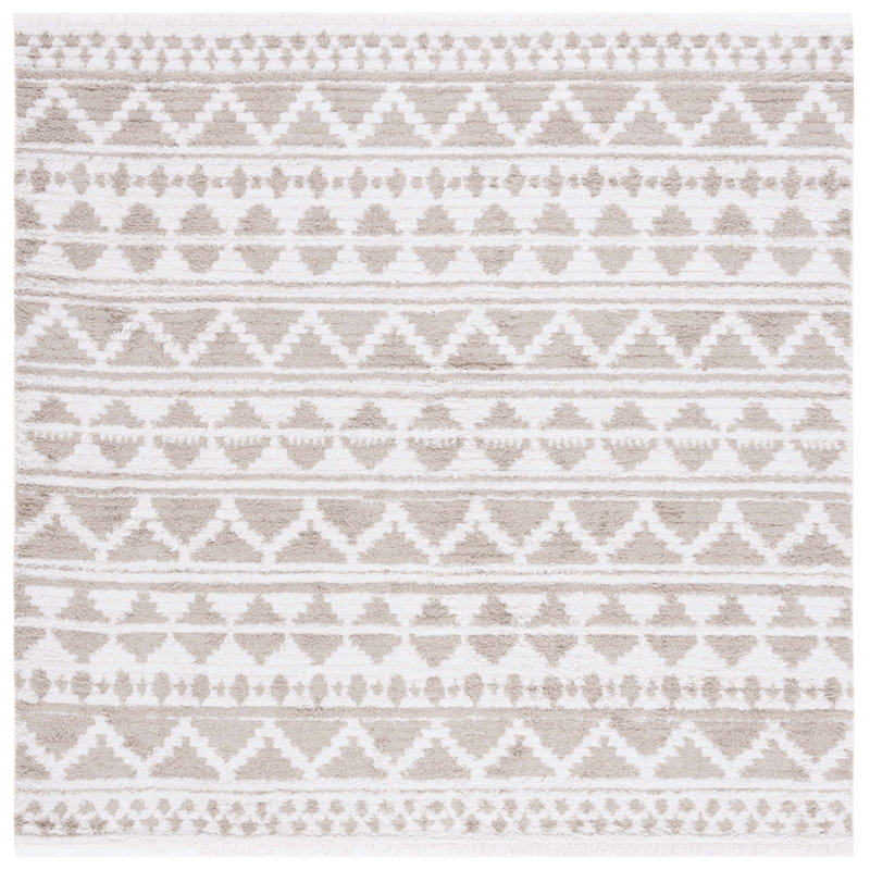 Belniak Performance Geometric Rug, Square 6'4"
