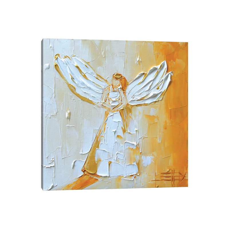 «Angel» par Lisa Elley, reproduction sur toile tendue, H 12 po x l 12 po x P 0,75 po