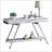Contemporary Style White 1Pc Sofa Table High Gloss Finish Chrome Frame Console Table Gorgeous Living Room Furniture