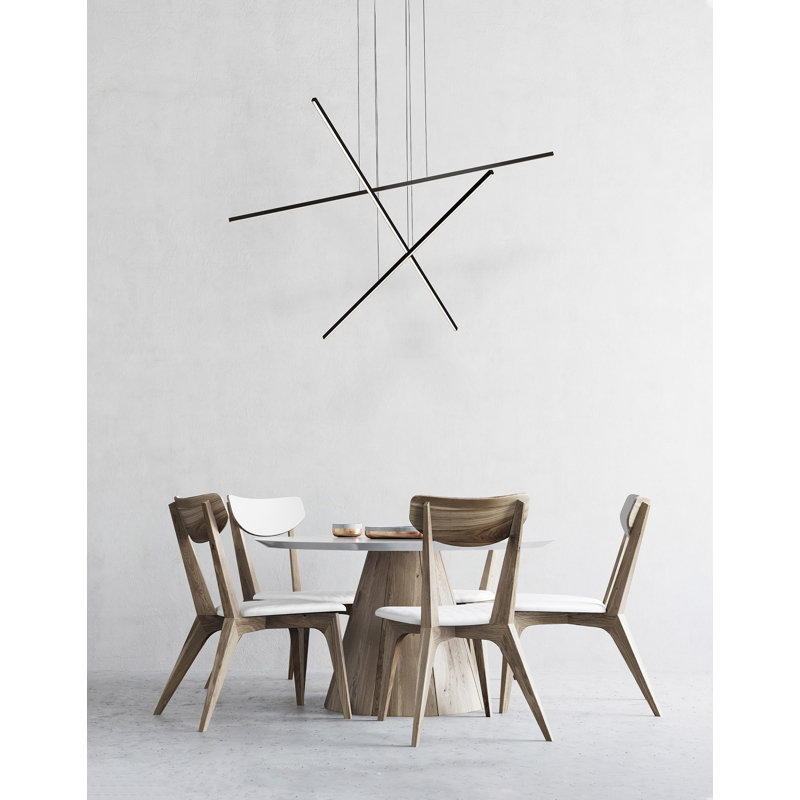 Vega 3 - Light LED Pendant, Brushed Nickel