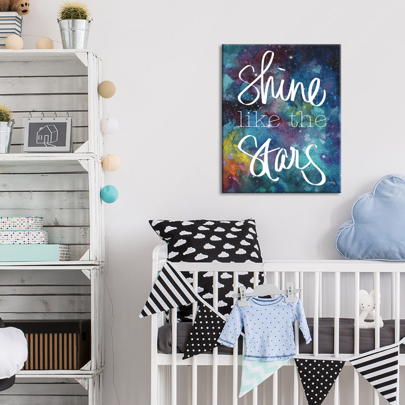 « brillance like the stars »-impression, H 20 po x l 16 po x P 1 po, Toile tendue