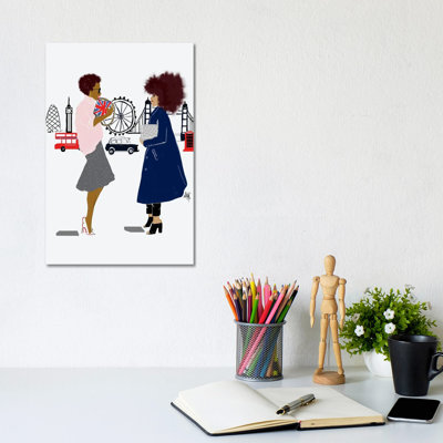 Nicholle Kobi 1 Piece Wrapped Canvas Wall Art