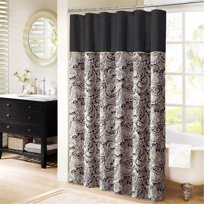 Rideau de douche jacquard