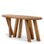 Console Table Bayshore Oak Wood - 3 Legs