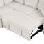 Canapé-lit modulaire rembourré convertible avec repose-pieds avec rangement, ports USB et-1620721362