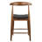 Borisav Counter Height Stool Farmhouse Open Back Padded Cushion Wood Kitchen Chairs-170397104-149617305