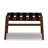 Mid Century Solid Wood Ottoman-120832768