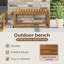Solid Wood Outdoor Bench-2011064756