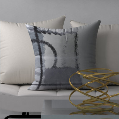 Abstract Throw Pillow