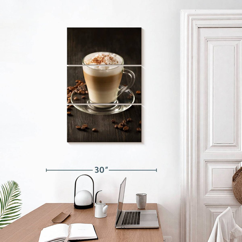 Coffee Drink Layers, 32" H x 20" W