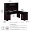 Bureau en L avec huche Huckins