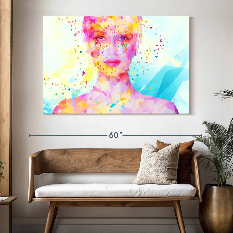 Leisha Turquoise, 34" H x 51" W