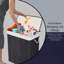 Knight Bamboo Laundry Basket, 105L Laundry Hamper With Removeable Washable Lining, Easy Assemble Easy Folding Storage Bin 52X32X63 Cm – Natural-1415623060