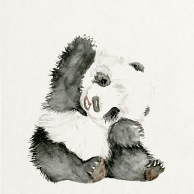 Baby Panda I by Melissa Wang - Wrapped Canvas Painting