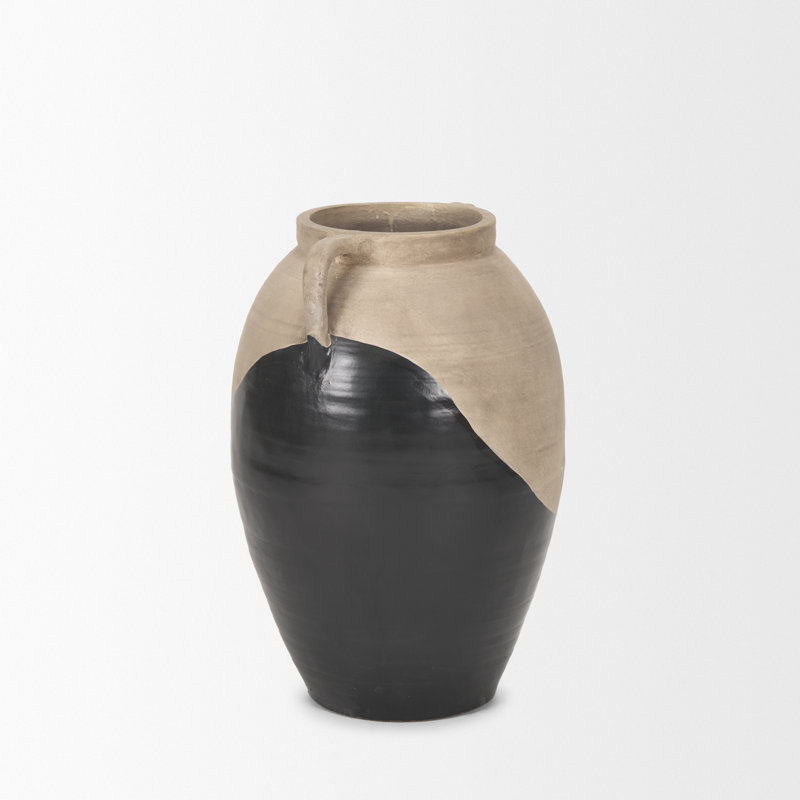 Vase de plancher haut brun Tint
