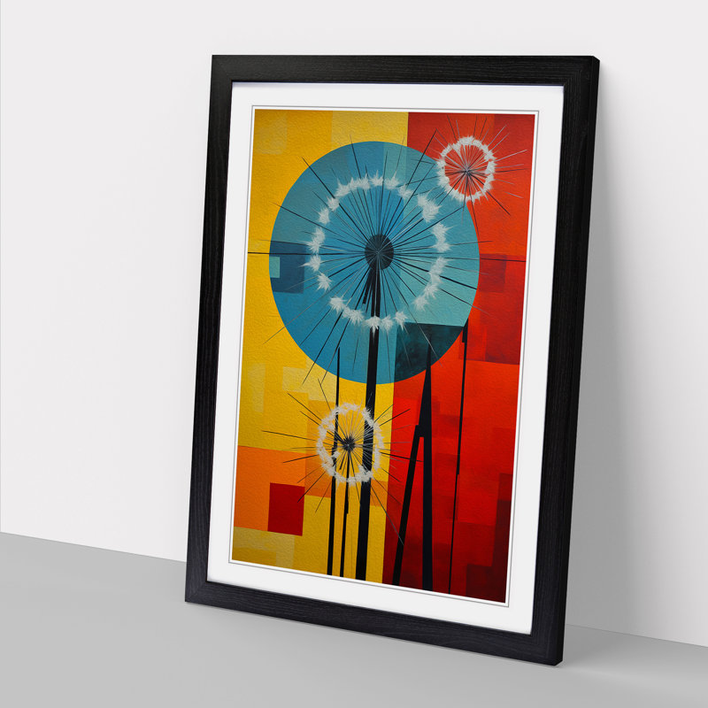 Single Picture Frame Print on Wood, Black Framed, 64cm H x 46cm W