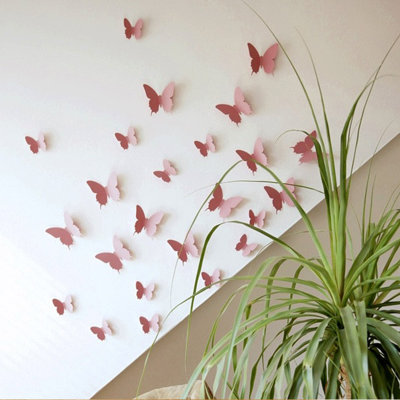 Décalcomanie murale papillon 3d