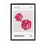 Cadre flottant rose Dice pair, design par LSR Design Studio-170654290-170654291