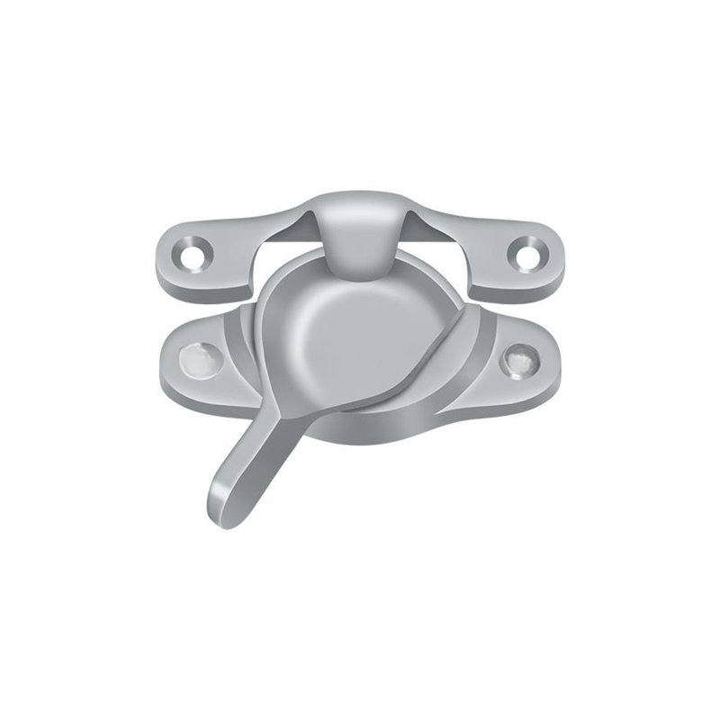 Deltana WLS9U26D Window Sash Lock; 1-1/16" x 3"; Satin Chrome Finish, Brushed Chrome