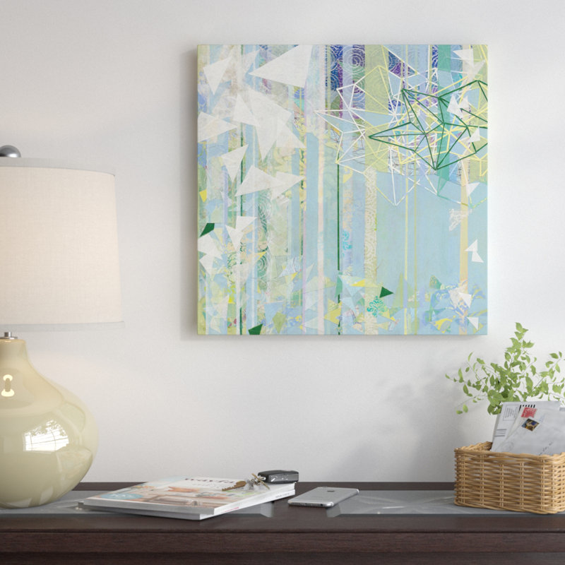 «Hanging Around I», impression sur toile tendue, H 12 po x l 12 po x P 0,75 po, Toile tendue, Blanc