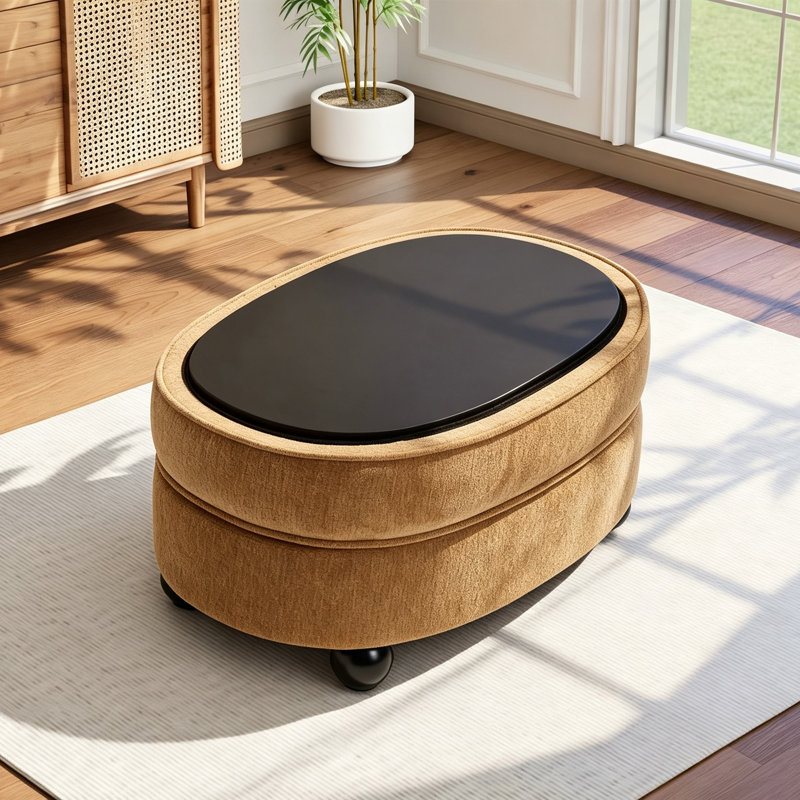Canapé surdimensionné de 40 po en chenille surdimensionné moderne et canapé de 28 po de large avec repose-pieds, Repose-pieds