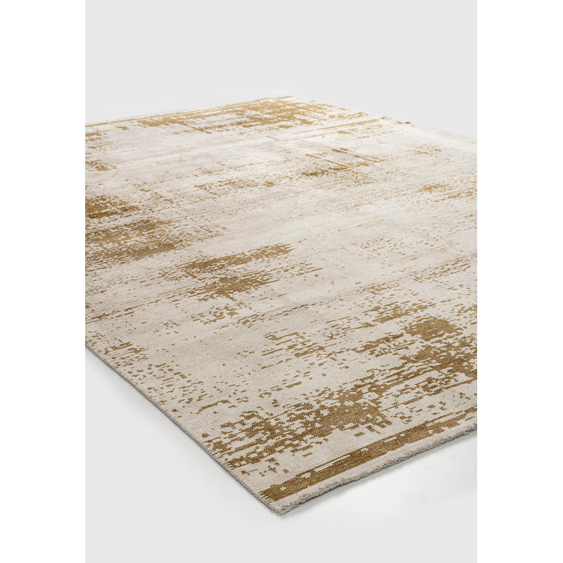 Almasi Abstract Hand Loom Indoor / Outdoor Area Rug, Rectangle 6'6" x 8'2"