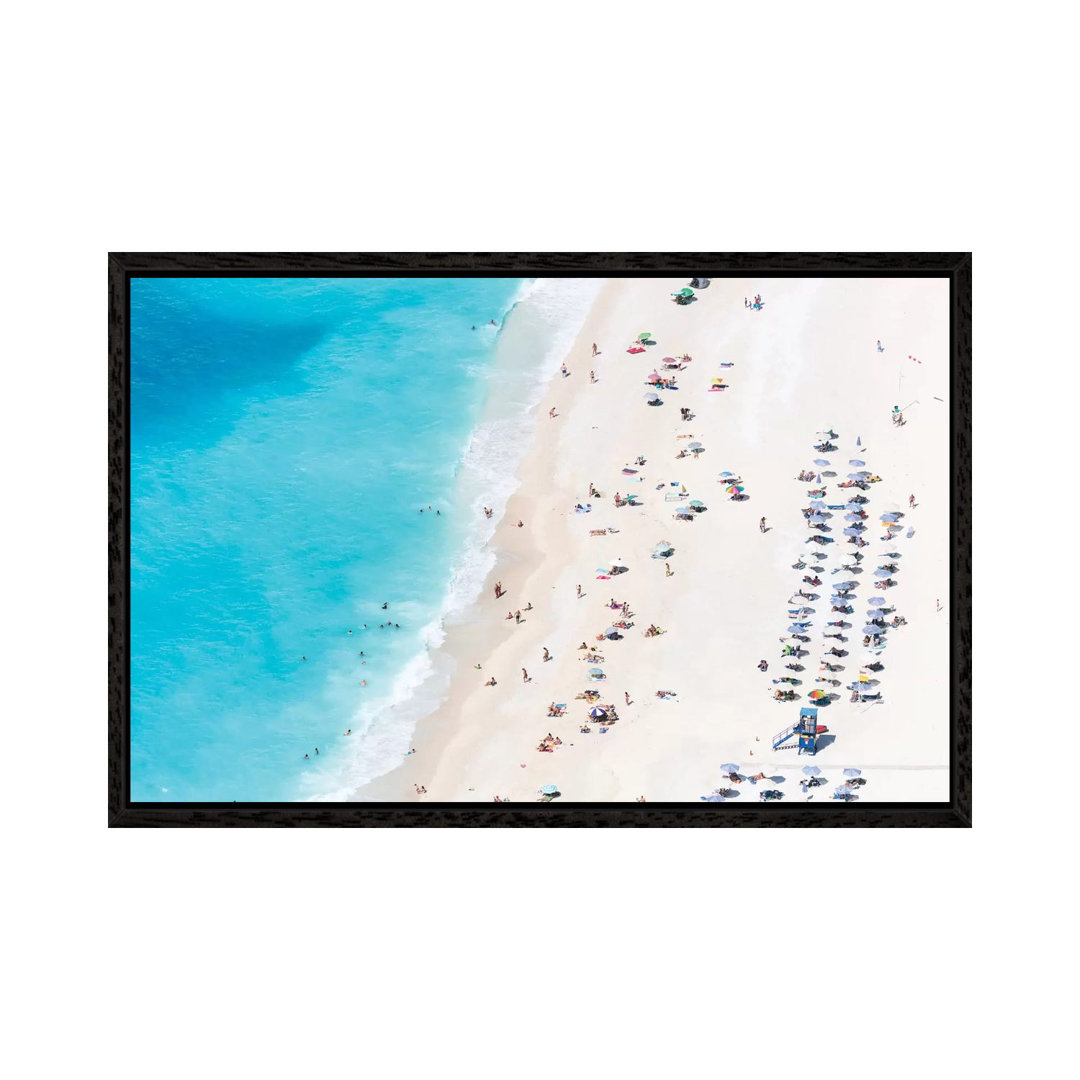 Aerial View Of Myrtos Beach IV, Cephalonia, Ionian Islands, Greece by Matteo Colombo - Print on Canvas