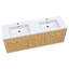 Ensemble de meuble-lavabo double 60 po avec comptoir SMC Adonia -1010943729