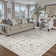 Gregorian Oriental Washable Area Rug With Non-Slip Backing