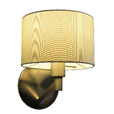 Lampe murale en nickel brossé Nebula