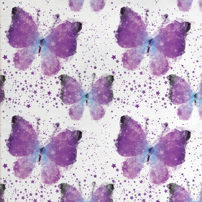 Tissu papillon, l 36 po x L 360 po