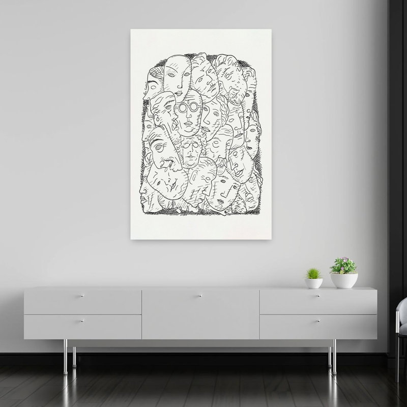 Art contemporain, art contemporain abstrait, H 60 po x l 40 po
