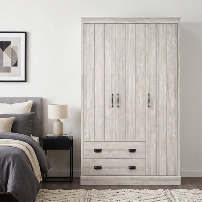 Bristol 3 Door 2 Drawer Wardrobe