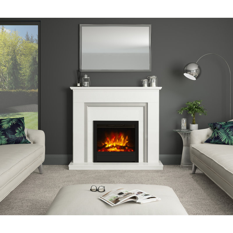 Beam Edge 22" Inset Electric Fire, Black