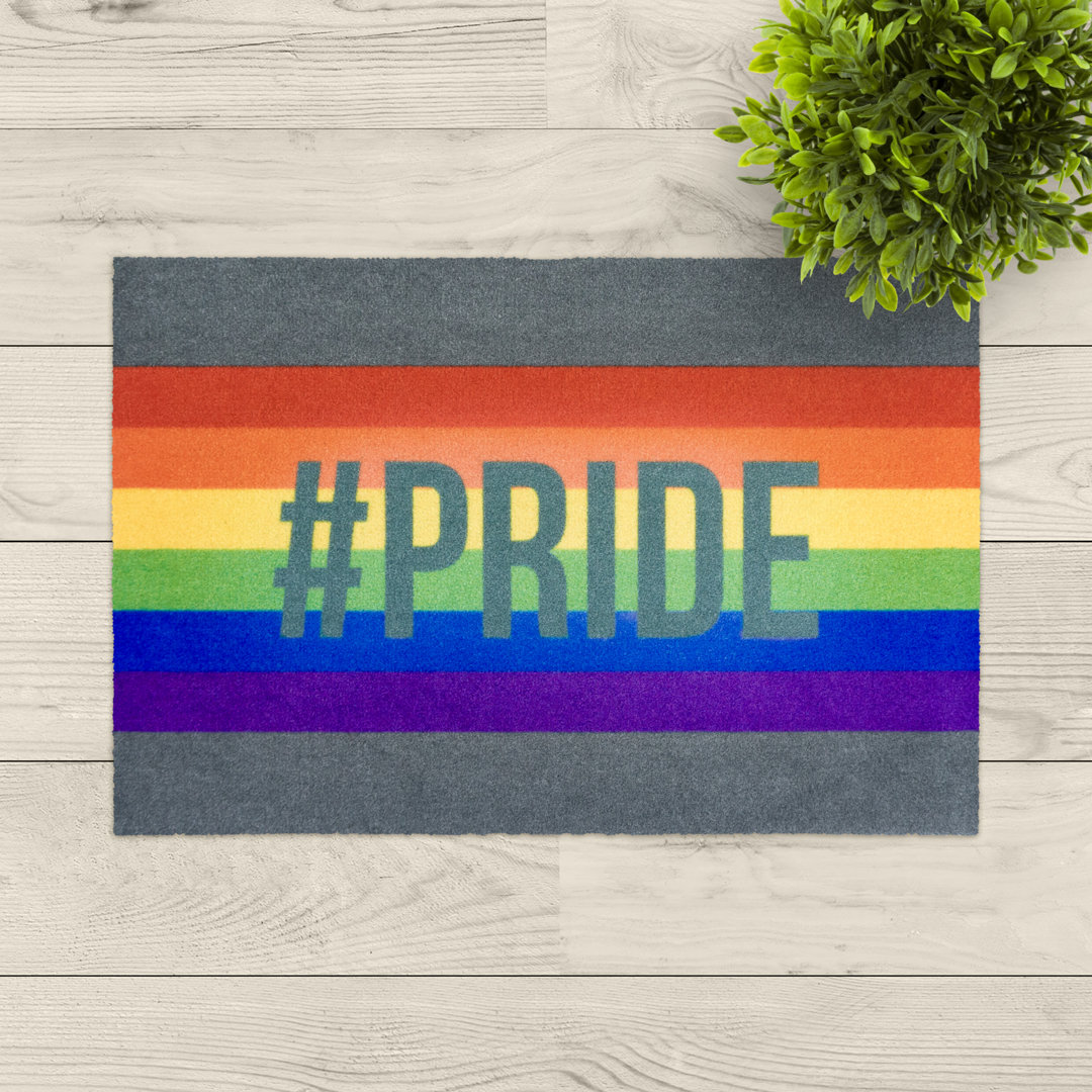 Fußmatte Fashion Printed – Waschbare Türmatte bedruckt Pride 50 x 75 cm