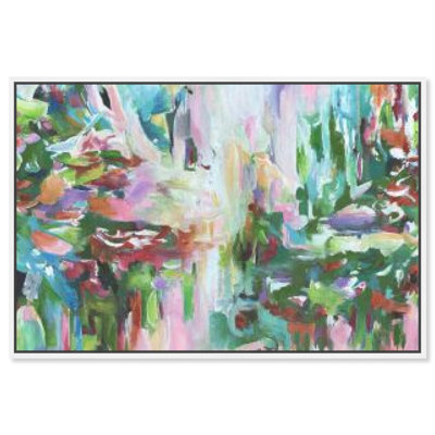 Vision Of Greens Green Abstract Wall Art by Art Remedy