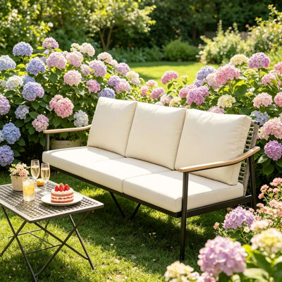 Canapé d'extérieur 3 places Chic Wicker