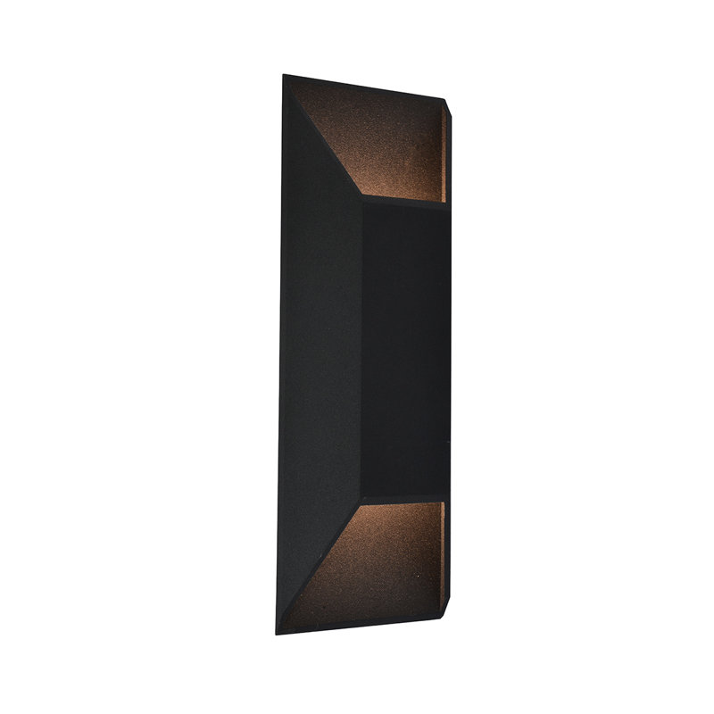 Cassin LED Wall Light, 20" H x 7" W x 3.75" D, Black