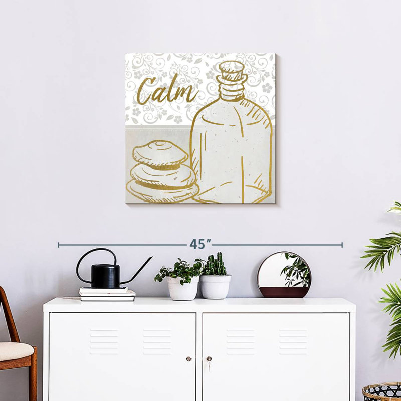 Spa Day I, 24" H x 24" W