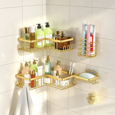 Wall Mounted Required Stainless Steel Shower Caddy