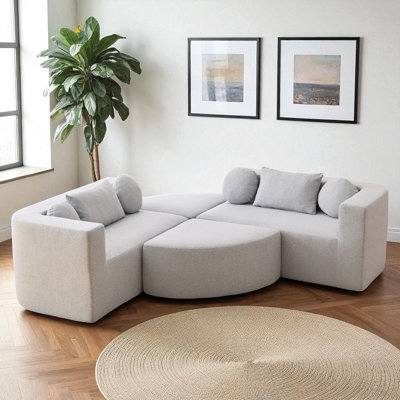 Upholstered Boneless Modular Sectional