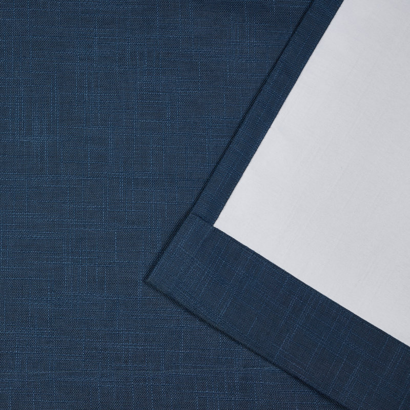 Leavens Max Blackout Curtain Pair, 52" W x 84" L, Blue